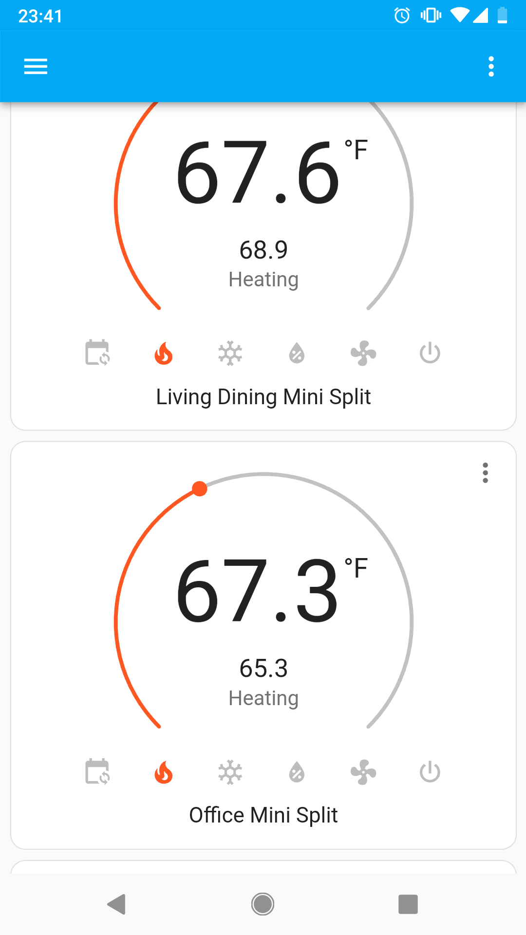 Thermostat controls